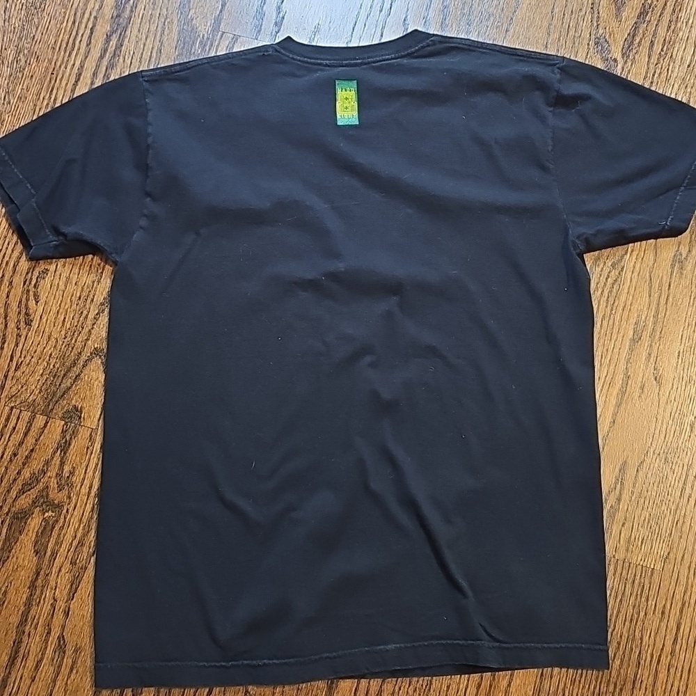 Hard 8 Black and Red Short Sleeve Tee with Sinner/Saint Graphic Reversible - Picture 6 of 8